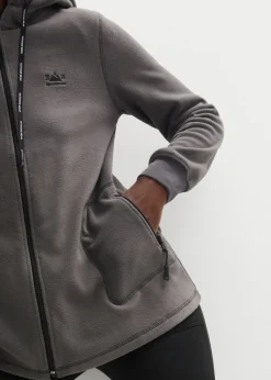 Online Chaqueta polar con bolsillos con cremallera Mujer Ropa Cómoda|Chaquetas Y Abrigos