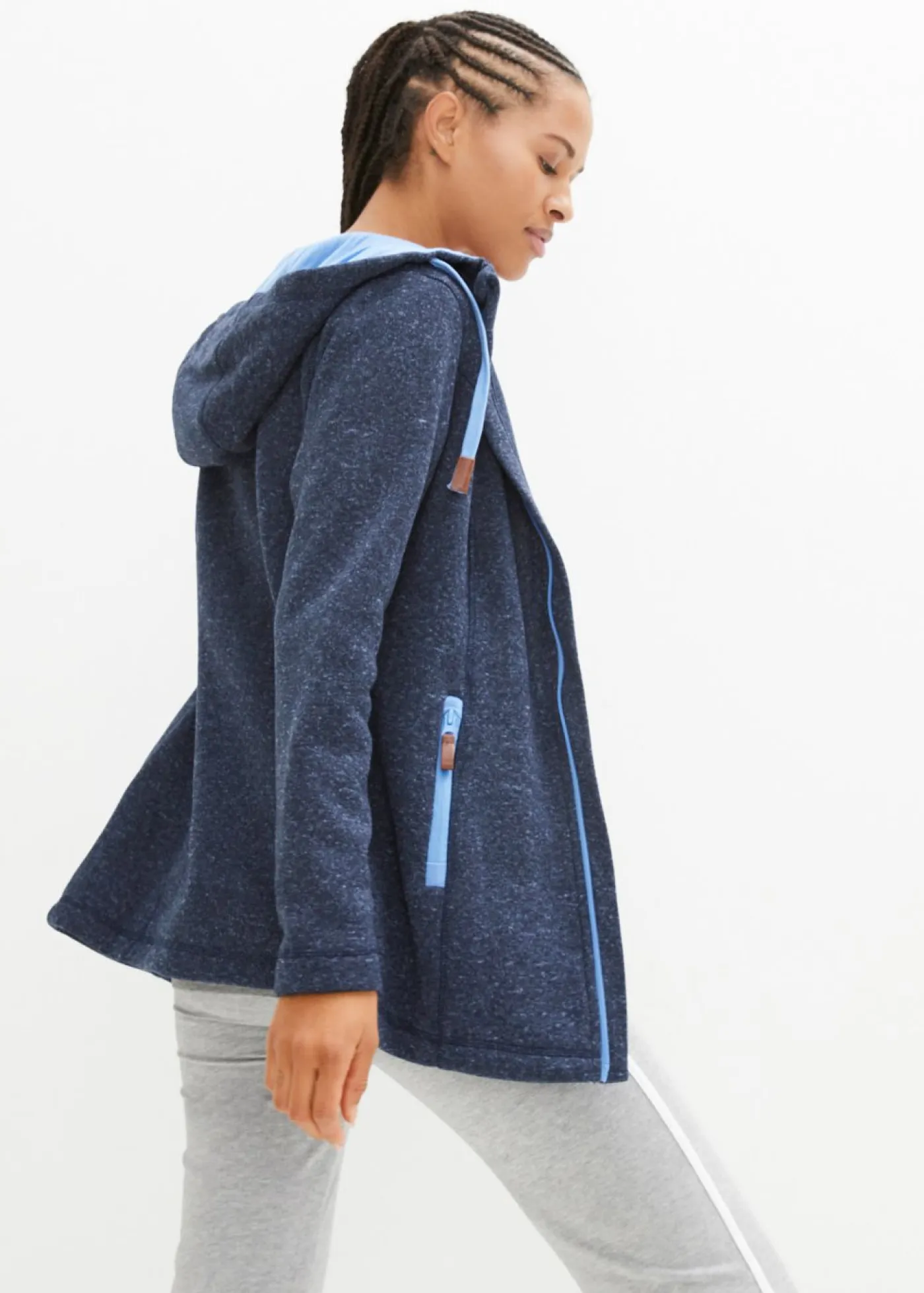 Online Chaqueta polar con capucha Mujer Ropa Cómoda|Chaquetas Y Abrigos