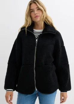 Discount Chaqueta polar con corte holgado Mujer Chaquetas Y Abrigos