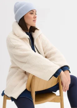 Sale Chaqueta polar con corte holgado Mujer Chaquetas Y Abrigos