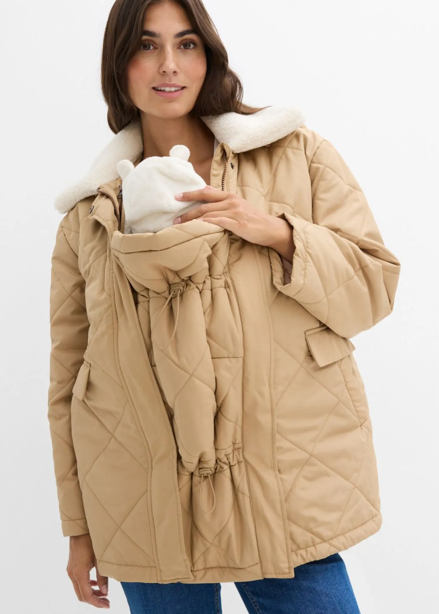 Online Chaqueta premamá de porteo 6 en 1 con chaleco desmontable Mujer Premamá