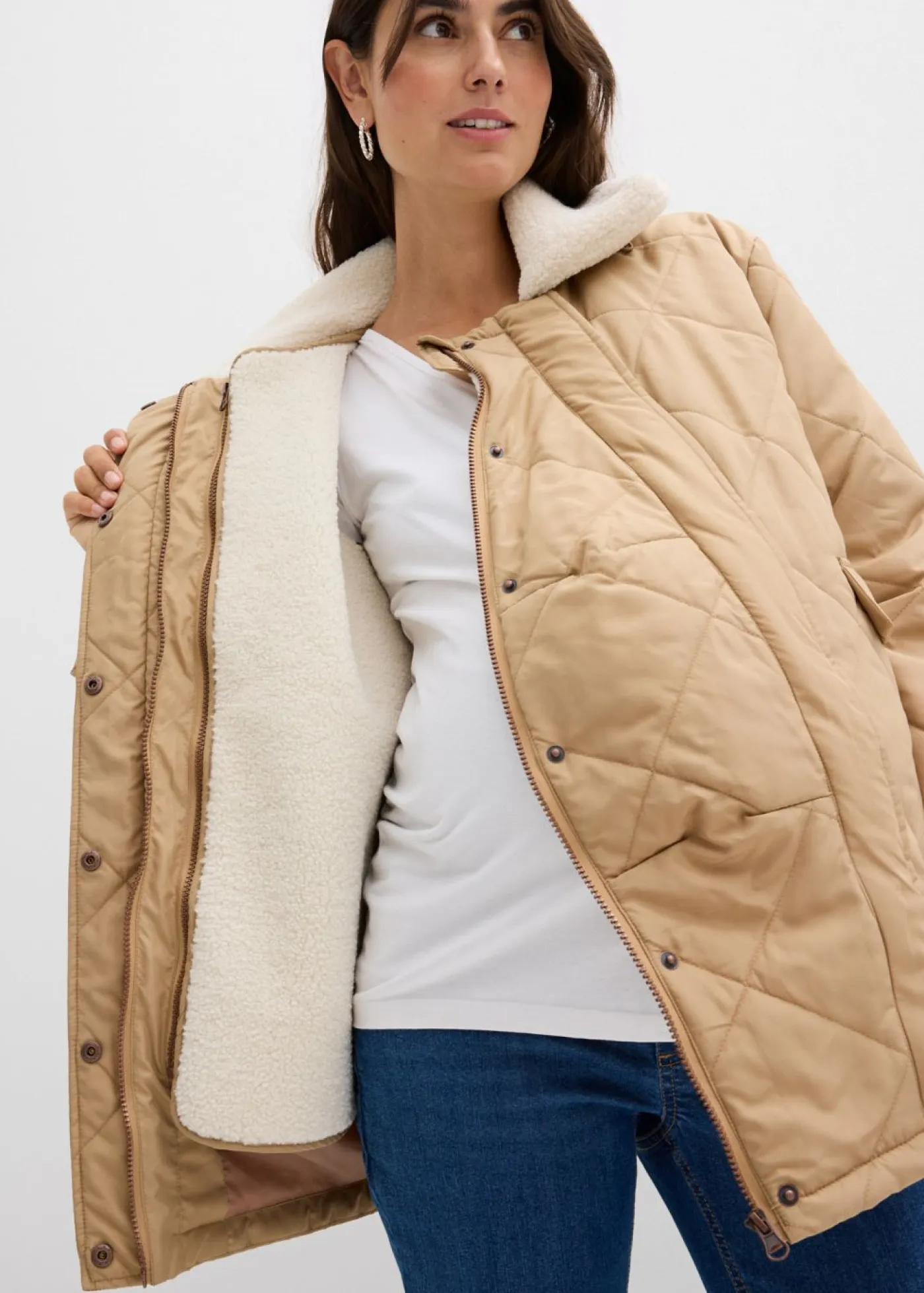 Online Chaqueta premamá de porteo 6 en 1 con chaleco desmontable Mujer Premamá