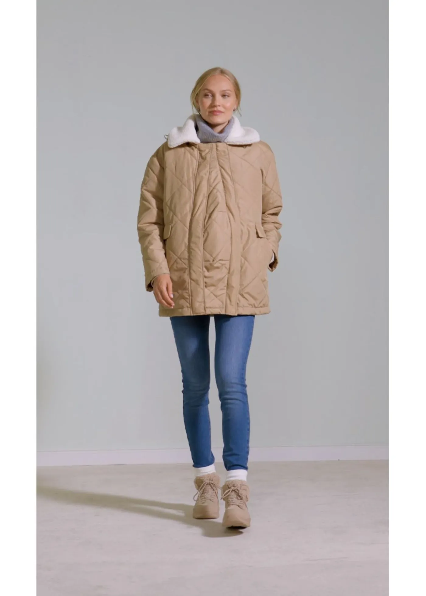 Online Chaqueta premamá de porteo 6 en 1 con chaleco desmontable Mujer Premamá