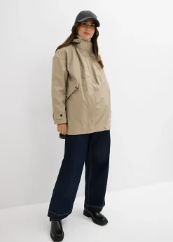 Clearance Chaqueta premamá impermeable 6 en 1 con inserto de porteo y chaqueta polar desmontable Mujer Premamá