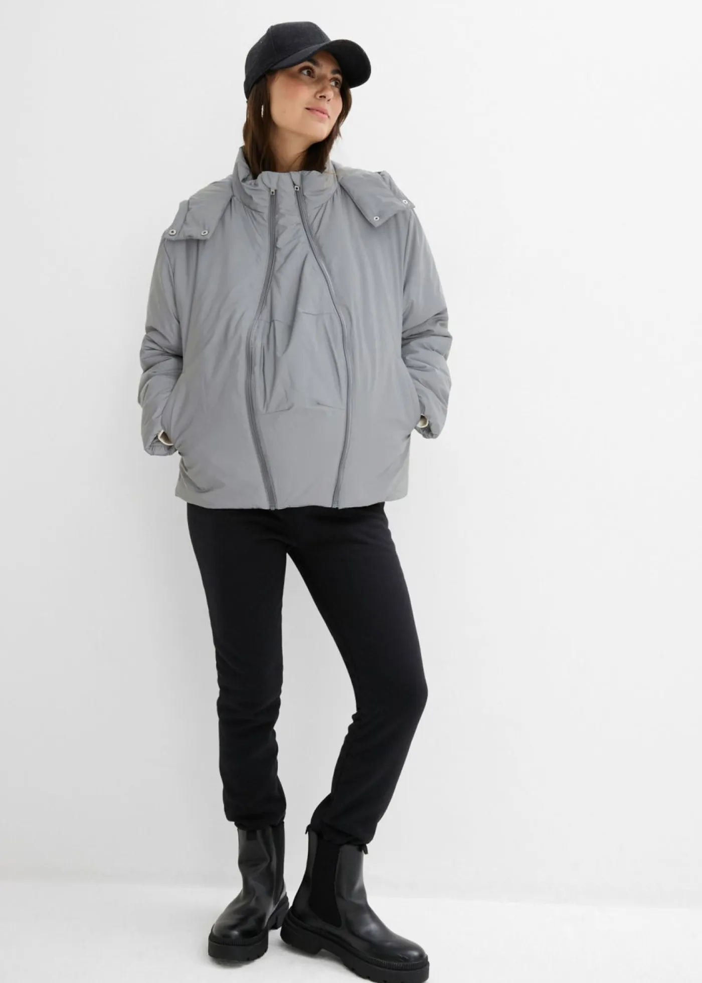 Clearance Chaqueta premamá reflectante 3 en 1 con inserto para porteo y para el embarazo Mujer Premamá