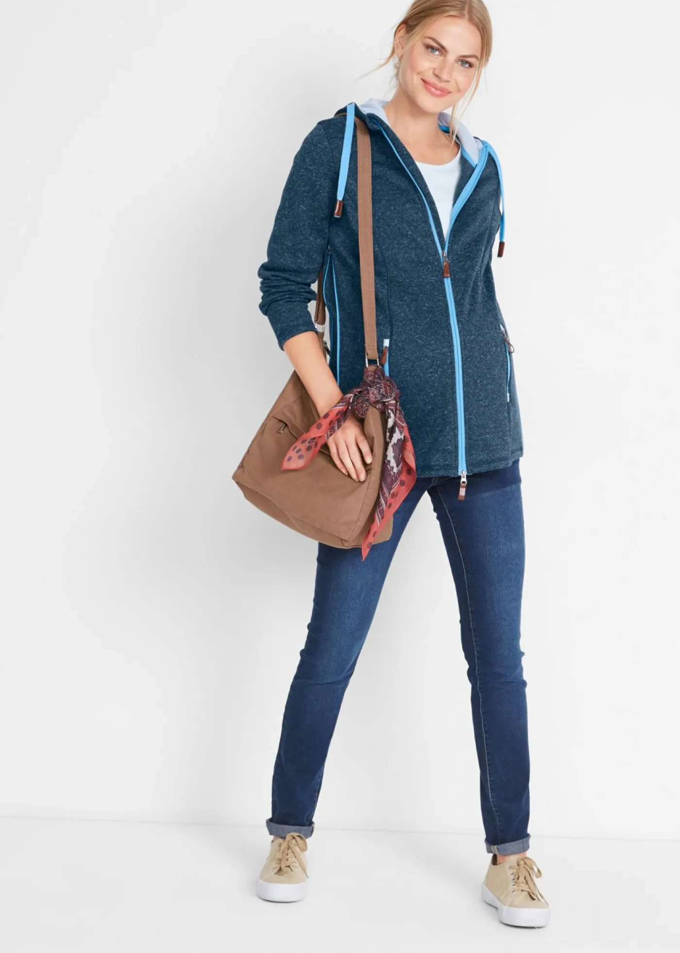 Discount Chaqueta premamá/de porteo de tejido polar Mujer Premamá