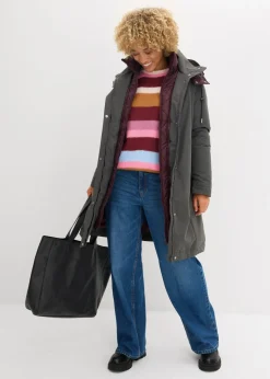Online Chaqueta repelente al agua para exteriores con aspecto 2 en 1 Mujer Chaquetas Y Abrigos