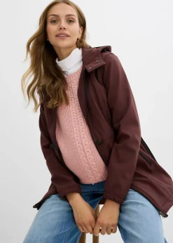Sale Chaqueta softshell de porteo/premamá con ancho regulable Mujer Premamá