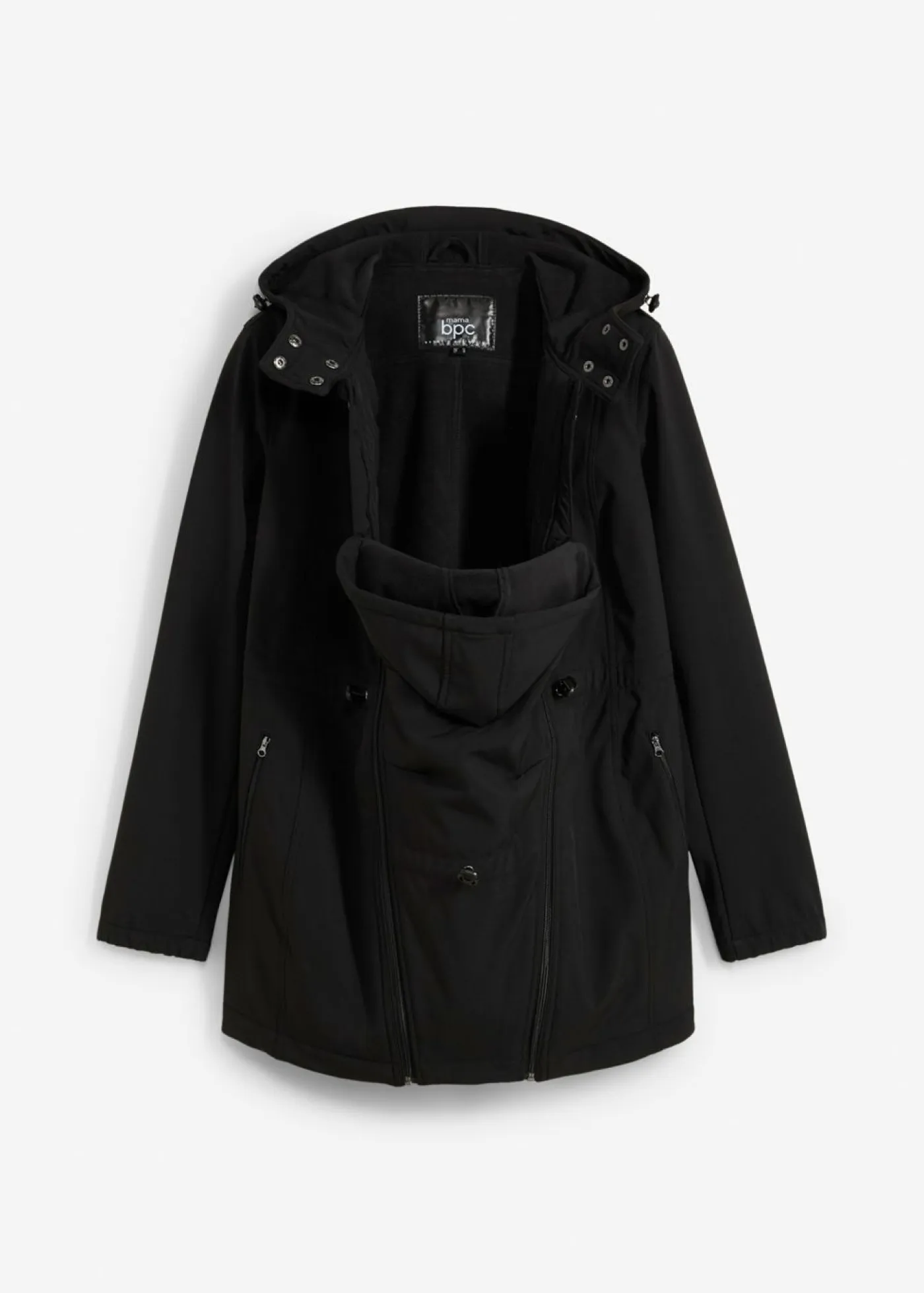 Discount Chaqueta softshell de porteo/premamá con ancho regulable Mujer Premamá