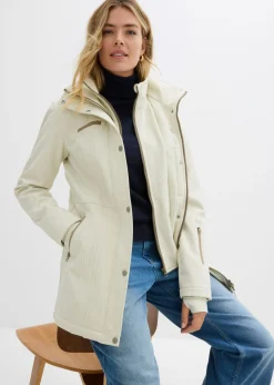 Discount Chaqueta softshell elástica con diseño largo y tejido repelente al agua Mujer Chaquetas Y Abrigos