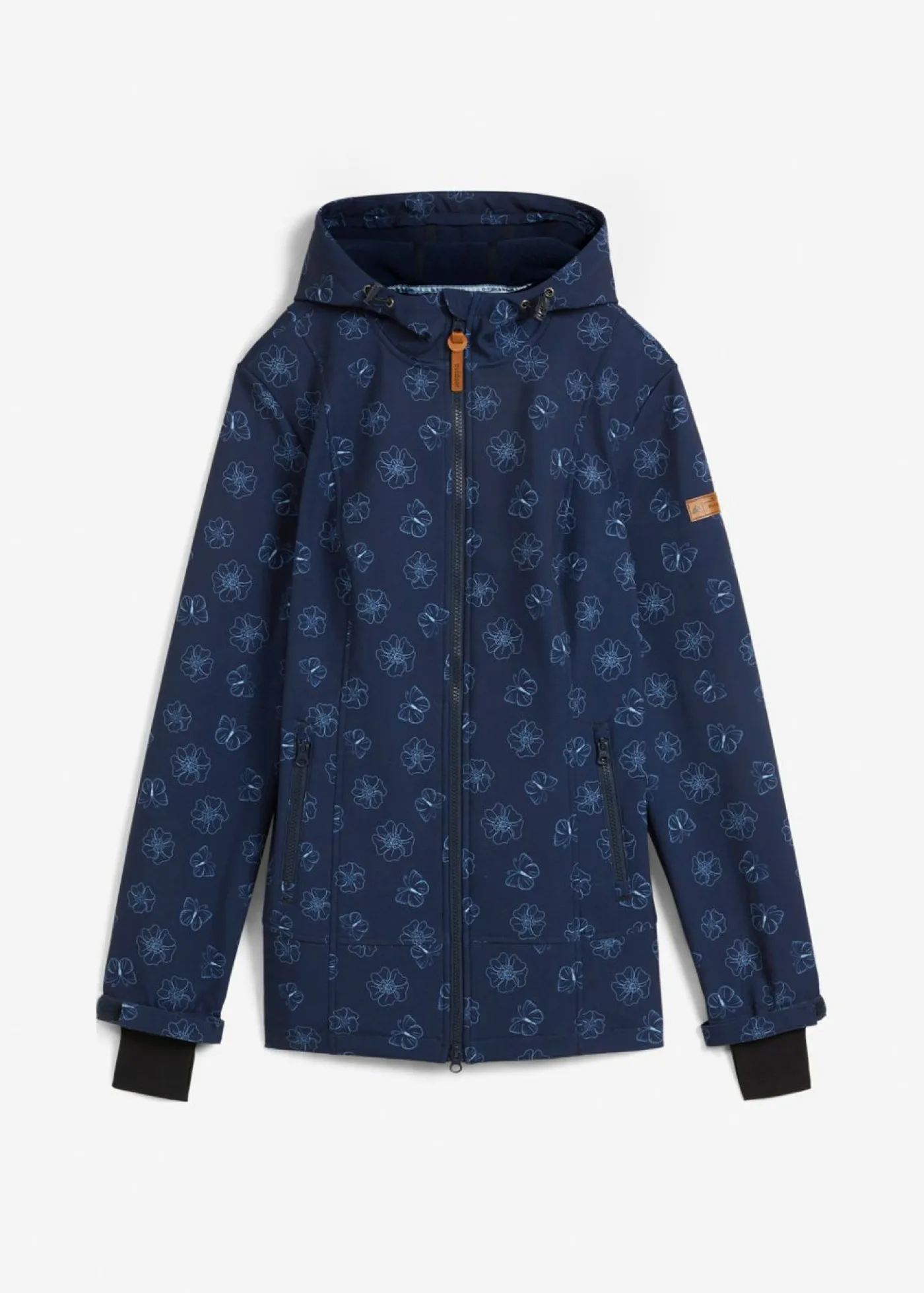 Outlet Chaqueta softshell repelente al agua con patrón de flores Mujer Chaquetas Y Abrigos