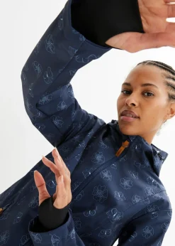 Outlet Chaqueta softshell repelente al agua con patrón de flores Mujer Chaquetas Y Abrigos