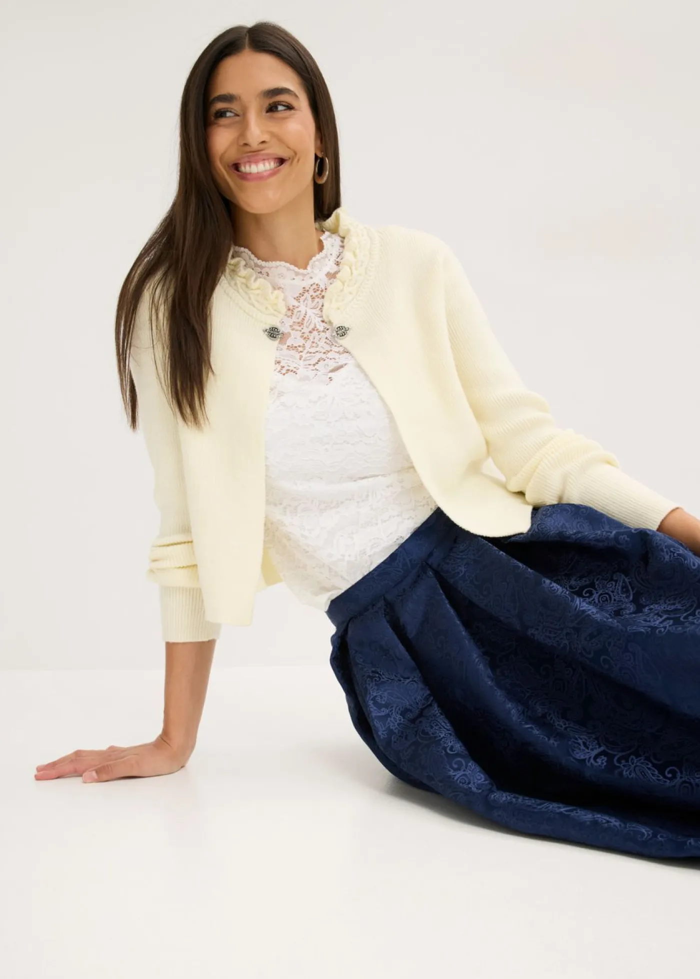 New Chaqueta tradicional de punto Mujer Jerséis