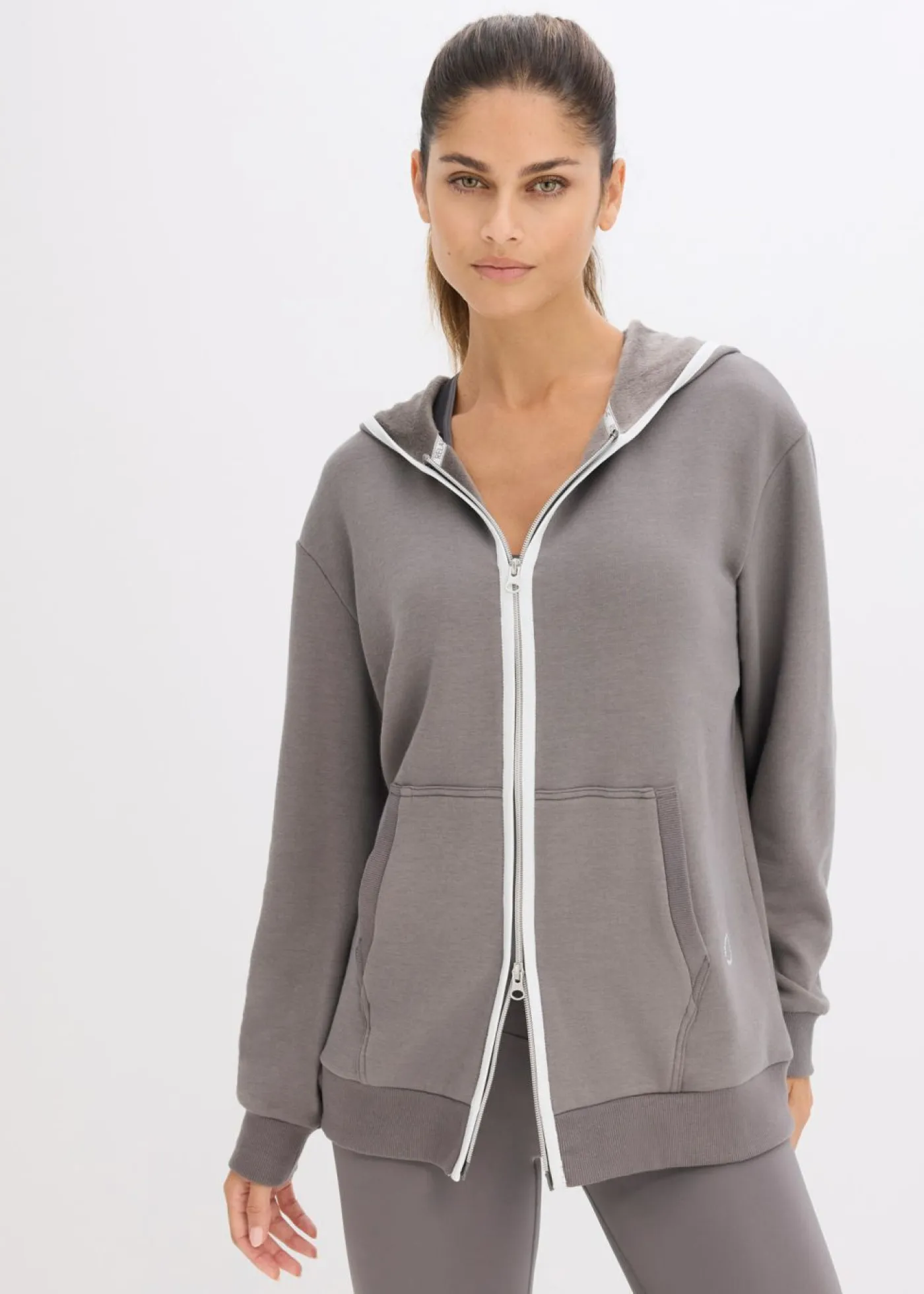 Best Chaqueta térmica de chándal de material de secado rápido con corte ancho Mujer Ropa Térmica|Ropa Deportiva