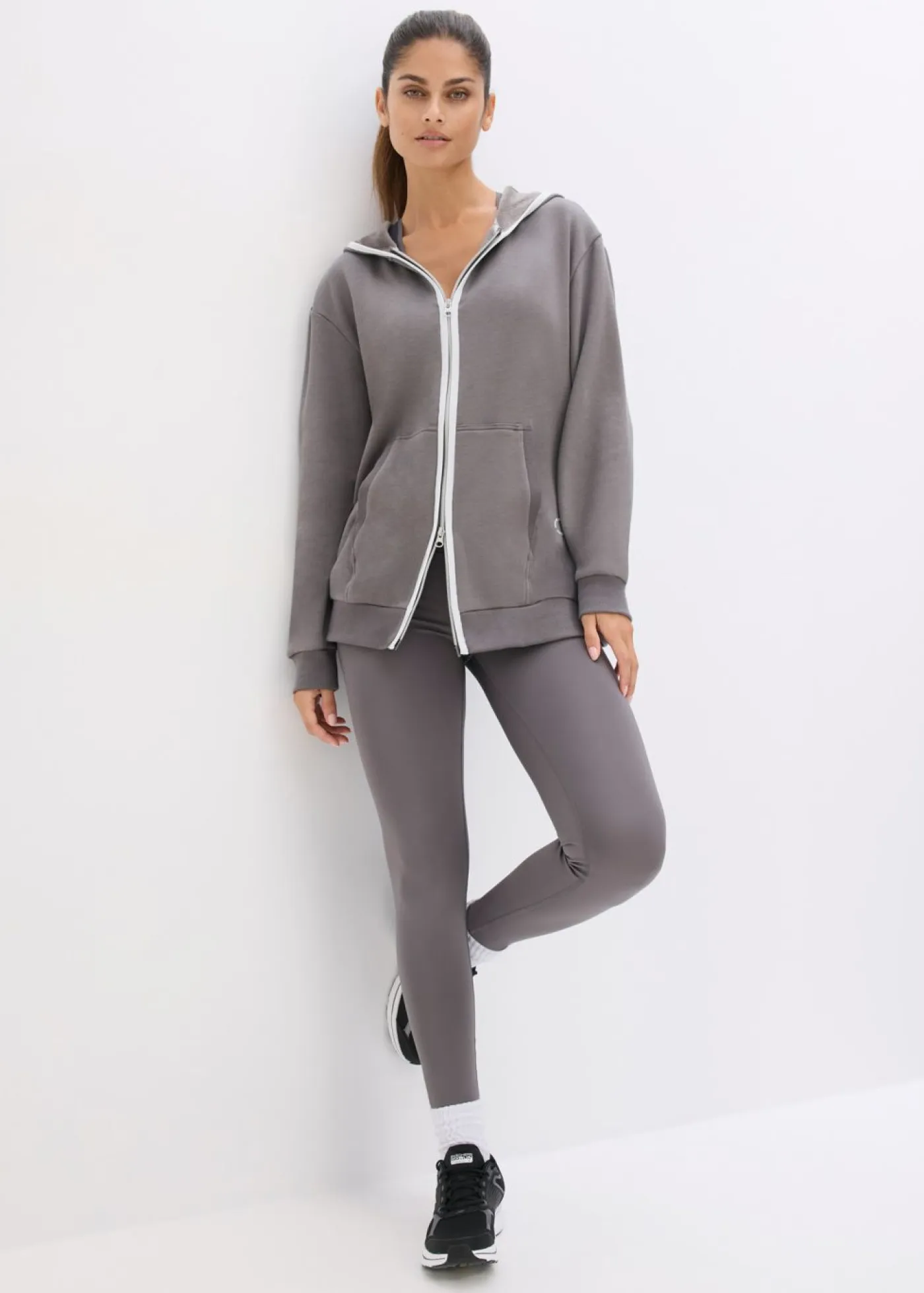 Best Chaqueta térmica de chándal de material de secado rápido con corte ancho Mujer Ropa Térmica|Ropa Deportiva