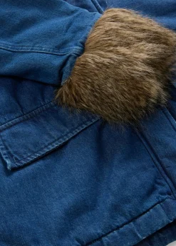 Clearance Chaqueta vaquera con ligero guateado Mujer Chaquetas Y Abrigos