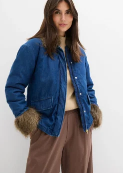 Clearance Chaqueta vaquera con ligero guateado Mujer Chaquetas Y Abrigos