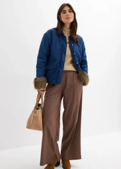 Clearance Chaqueta vaquera con ligero guateado Mujer Chaquetas Y Abrigos