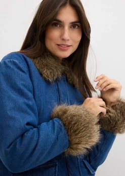Clearance Chaqueta vaquera con ligero guateado Mujer Chaquetas Y Abrigos