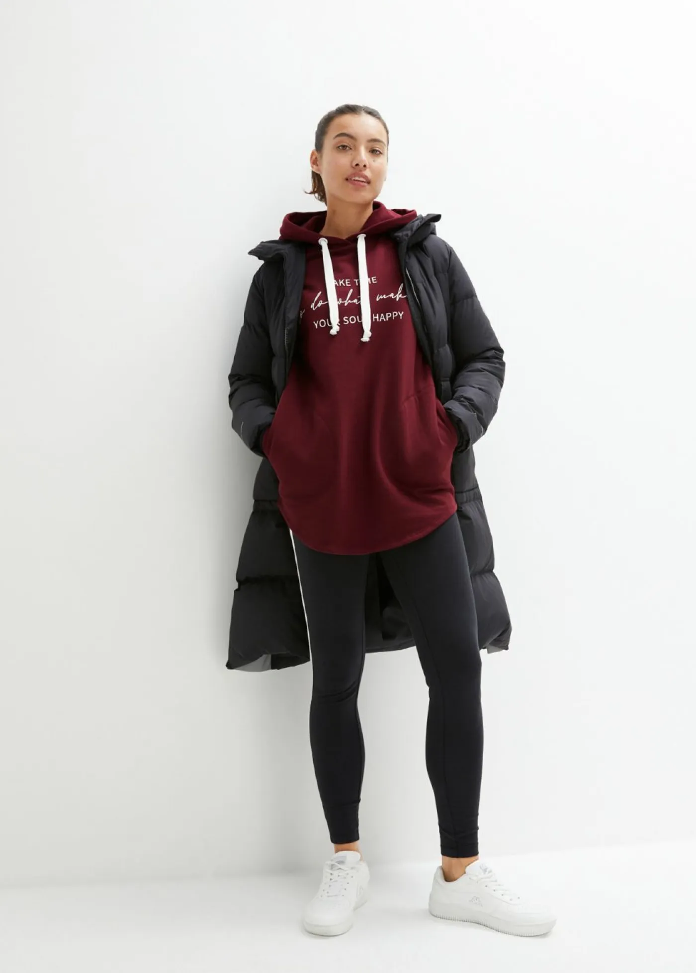 Best Chándal con sudadera larga y leggings (2 piezas) Mujer Ropa Cómoda|Pantalones