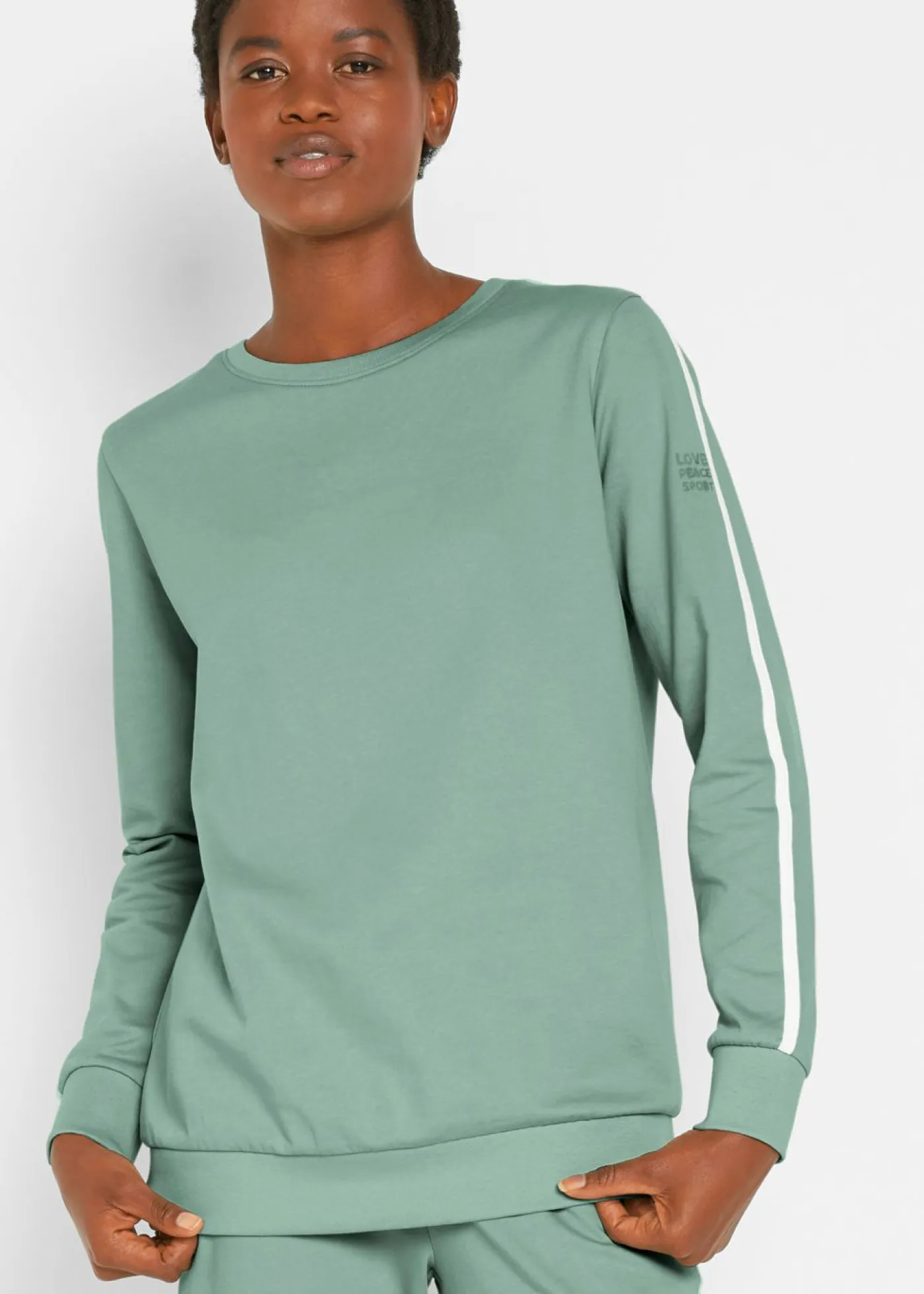 Outlet Chándal de algodón puro (conjunto de 2 piezas) Mujer Pantalones