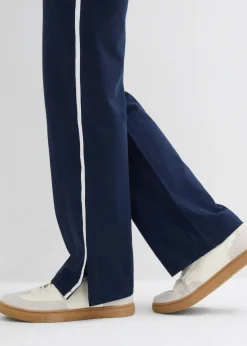 Clearance Chándal elástico de algodón (2 piezas) Mujer Ropa Cómoda|Pantalones