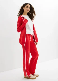 New Chándal elástico de algodón (2 piezas) Mujer Ropa Cómoda|Pantalones