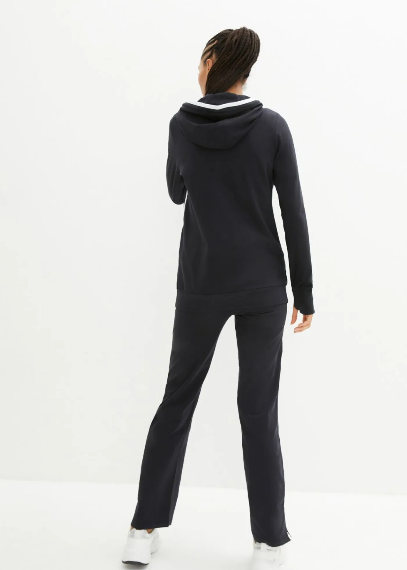 Sale Chándal elástico de algodón (2 piezas) Mujer Ropa Cómoda|Pantalones