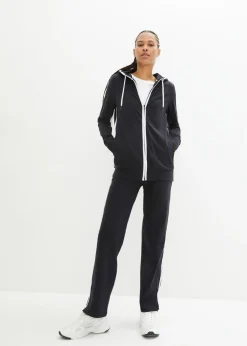 Sale Chándal elástico de algodón (2 piezas) Mujer Ropa Cómoda|Pantalones