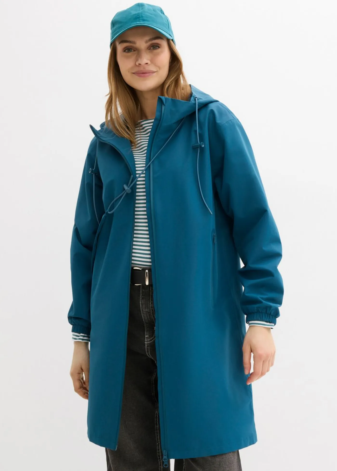 Hot Chubasquero ligero con bolso estilo bandolera Mujer Chaquetas Y Abrigos|Novedades