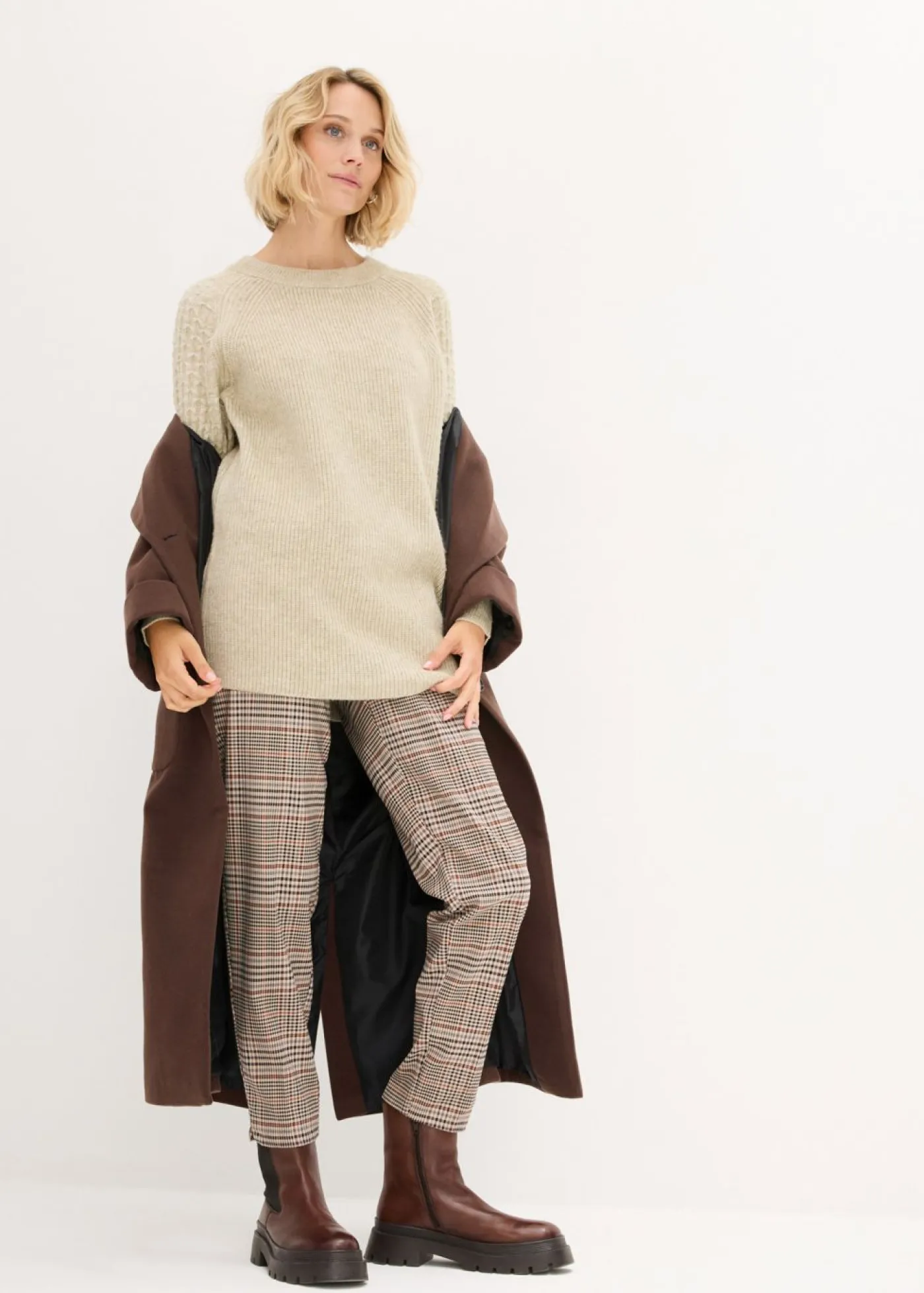Discount Cálido jersey premamá y de lactancia 2 en 1 Mujer Premamá