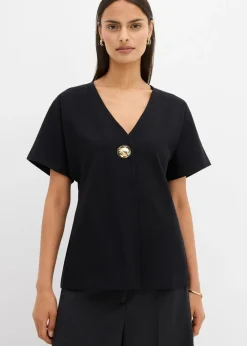 Clearance Cómodo chaleco de tejido Punto di Roma con botones decorativos Mujer Esenciales|Ropa Cómoda