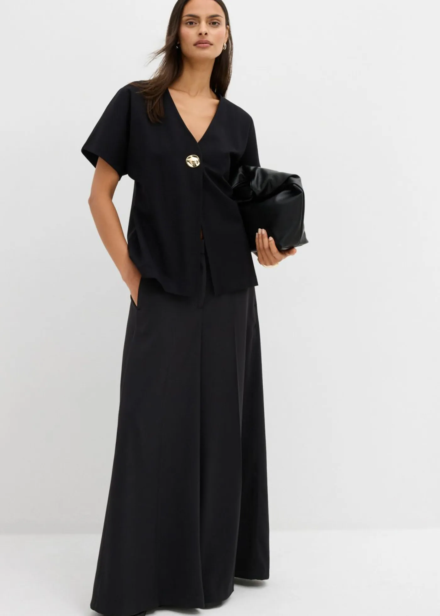 Clearance Cómodo chaleco de tejido Punto di Roma con botones decorativos Mujer Esenciales|Ropa Cómoda