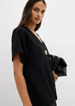 Clearance Cómodo chaleco de tejido Punto di Roma con botones decorativos Mujer Esenciales|Ropa Cómoda