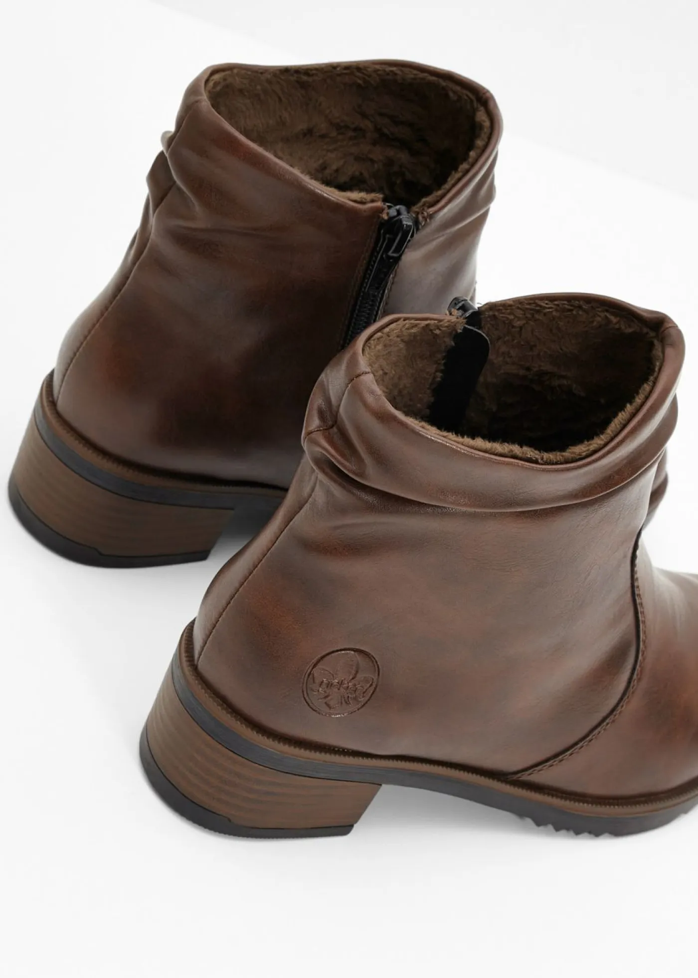 Online Cómodos botines Rieker con plantilla acolchada Mujer Zapatos De Marca·Rieker|Botas De Pelo