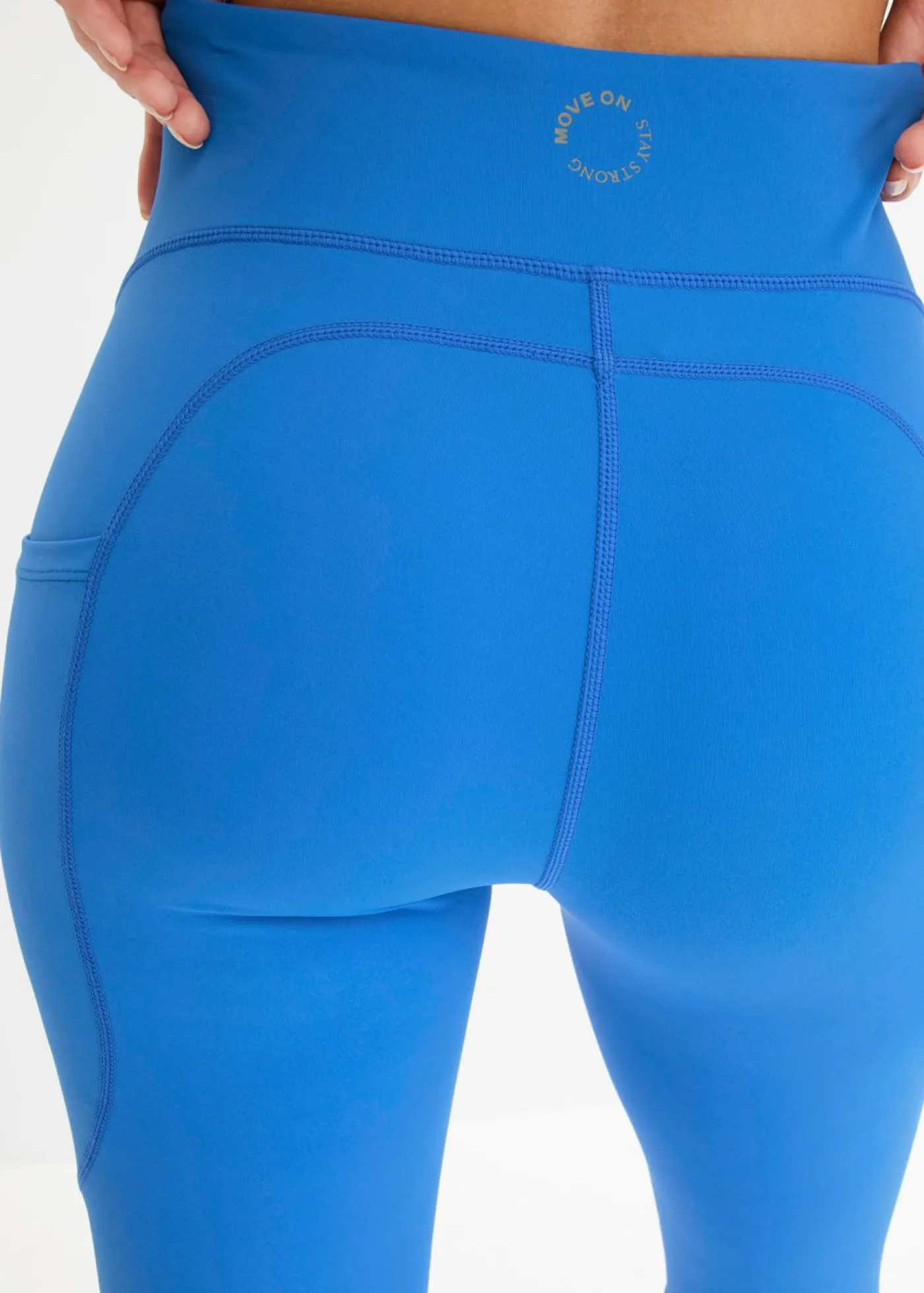 Cómodos leggings deportivos con bolsillo para móvil, corte acampanado y material de secado rápido Mujer Ropa Deportiva|Pantalones