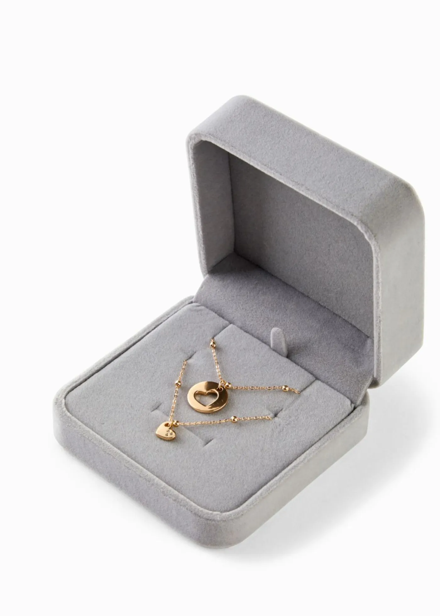 Outlet Collares (2 piezas) con colgantes en forma de corazón Mujer Complementos Temáticos·Accesorios Elegantes|Joyería