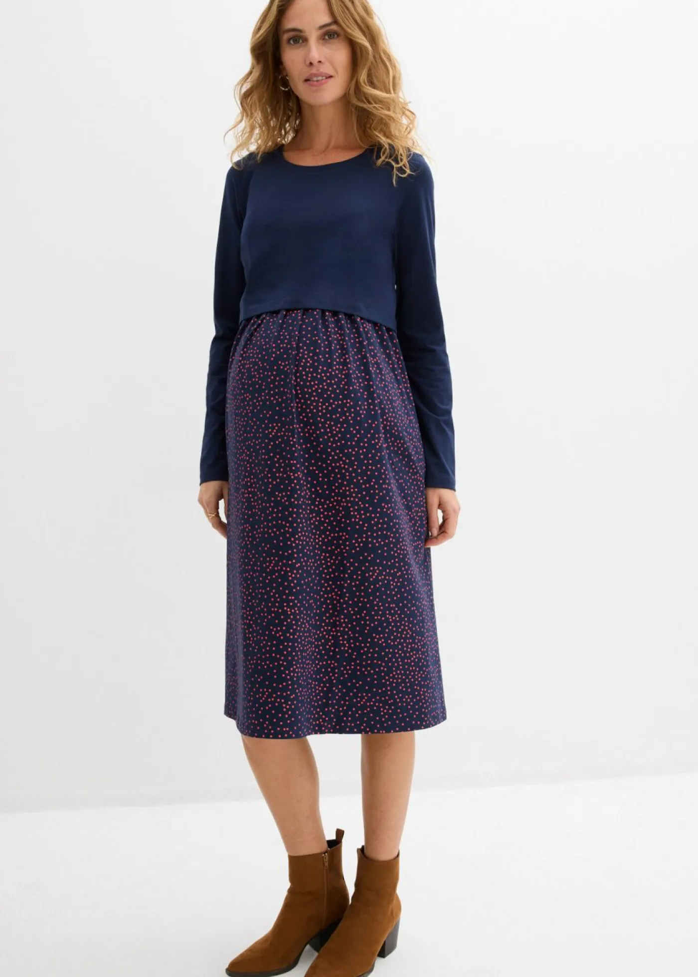 Online Conjunto 3 en 1 compuesto por vestido premamá y camiseta de algodón orgánico (2 piezas) Mujer Premamá