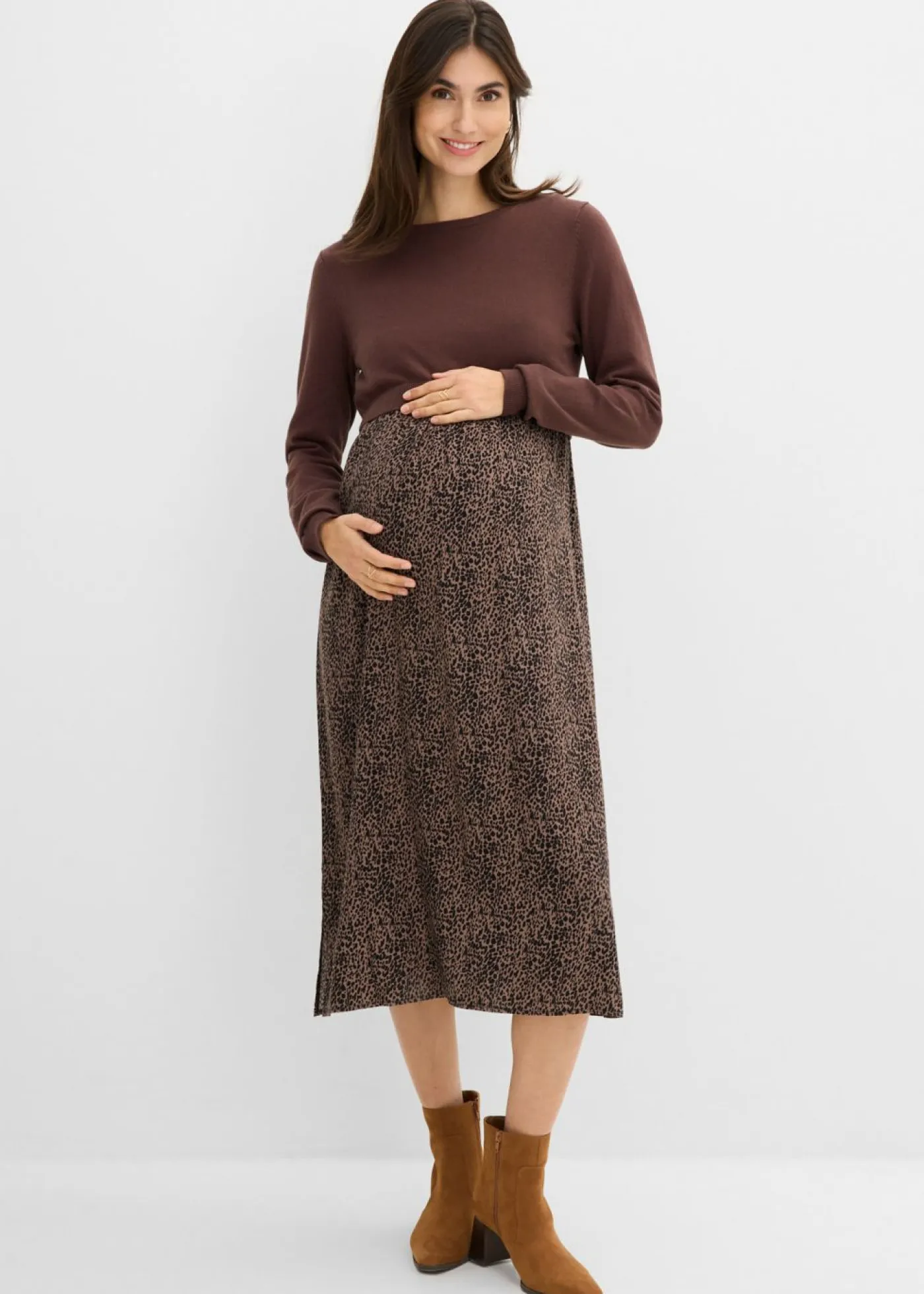 Online Conjunto 3 en 1 compuesto por jersey y vestido premamá con función de lactancia (2 piezas) Mujer Premamá