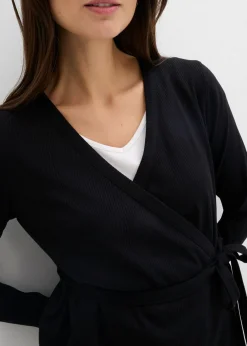 Outlet Conjunto de camiseta cruzada premamá con cómodos leggings (2 piezas) Mujer Premamá