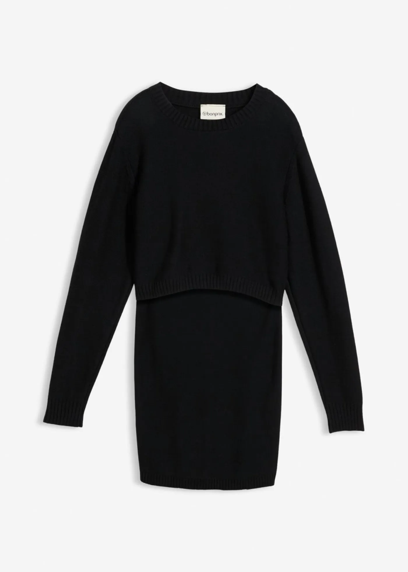 Discount Conjunto de jersey y falda de algodón orgánico para durante y después del embarazo (2 piezas) Mujer Premamá