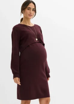 Best Conjunto de punto de jersey y falda para bebé Mujer Premamá