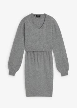 Hot Conjunto de punto de jersey y falda para bebé Mujer Premamá