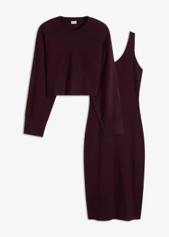 Online Conjunto de vestido de punto (2 piezas) Mujer Vestidos