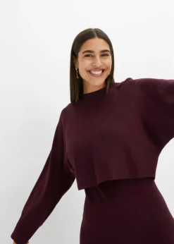 Online Conjunto de vestido de punto (2 piezas) Mujer Vestidos
