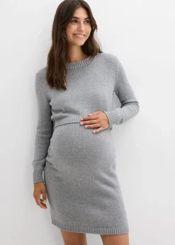 Sale Conjunto premamá de 2 piezas compuesto por jersey y falda de algodón con hilo brillante Mujer Premamá