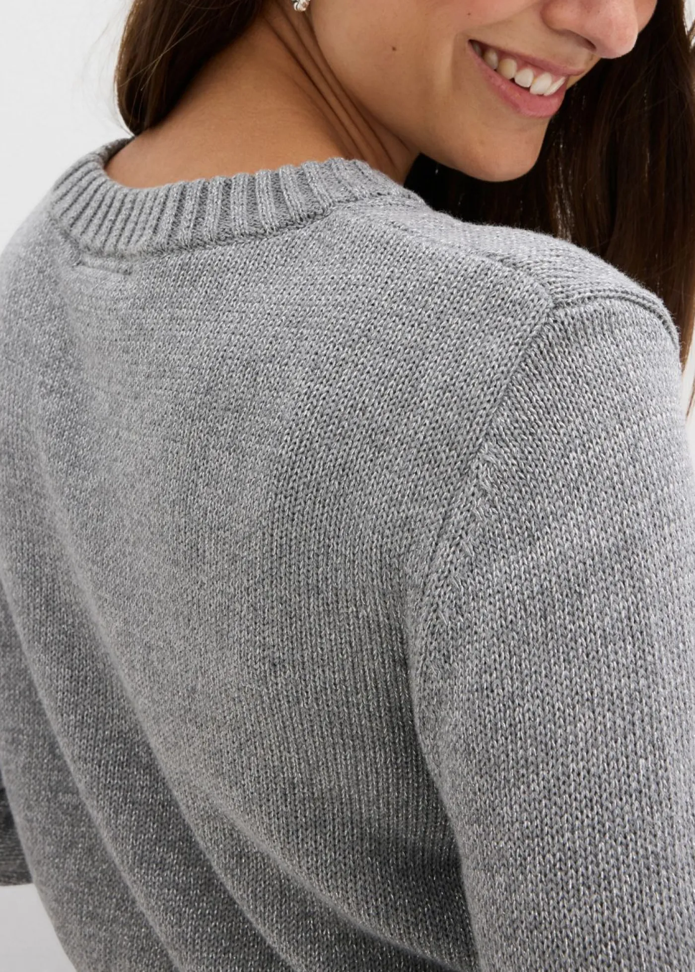 Sale Conjunto premamá de 2 piezas compuesto por jersey y falda de algodón con hilo brillante Mujer Premamá
