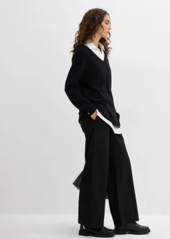 Outlet Conjunto premamá/de lactancia compuesto por jersey y blusa sin mangas de algodón orgánico Mujer Premamá