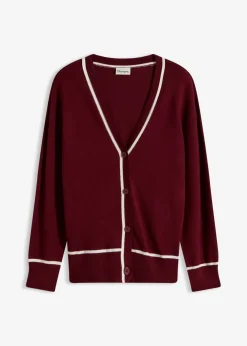 Cárdigan con cuello en V Mujer Jerséis|Ropa De Punto
