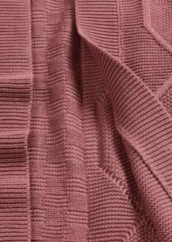 Cárdigan con patrón trenzado Mujer Jerséis|Ropa De Punto